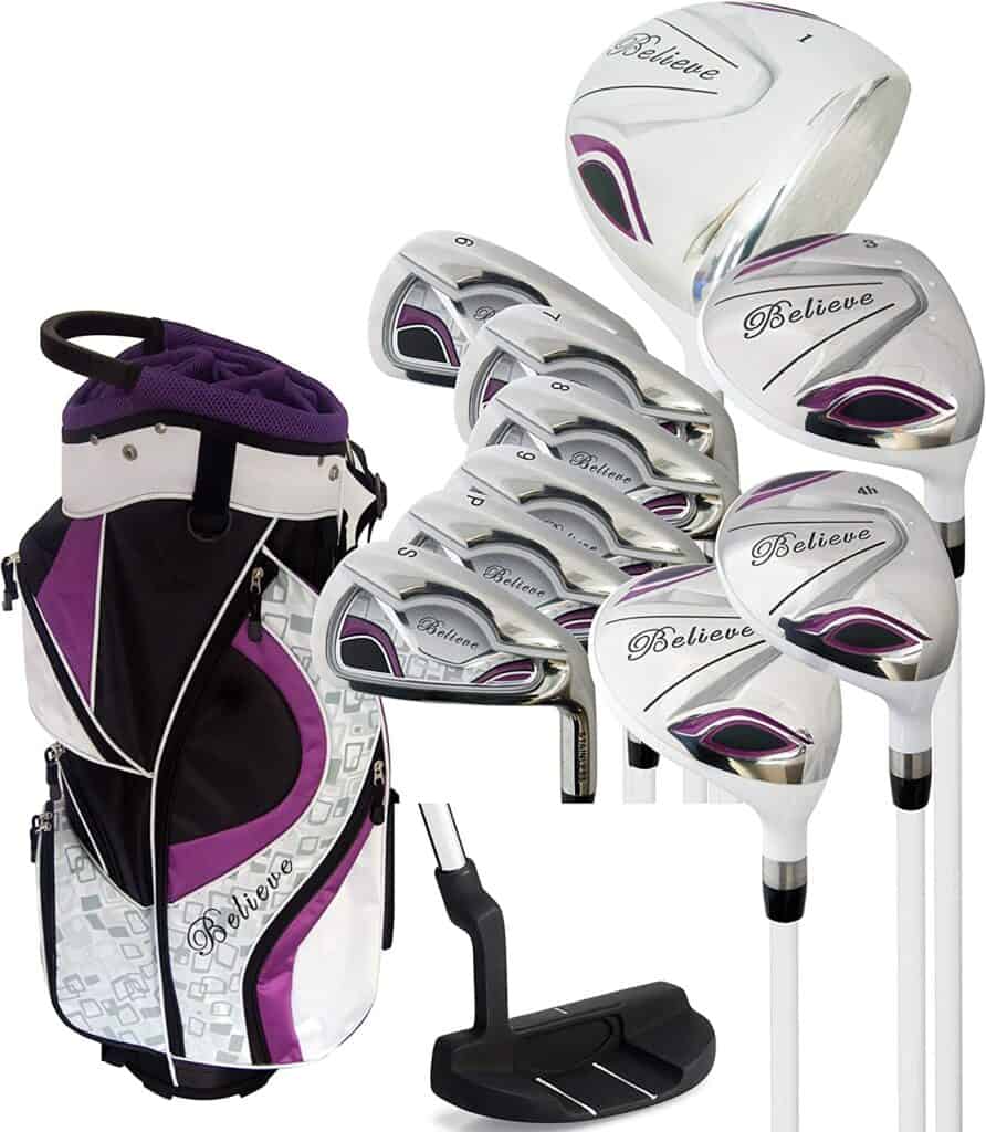 Founders Club Believe Ladies Complete Golf Set - Senior Ladies Golf Club Set 