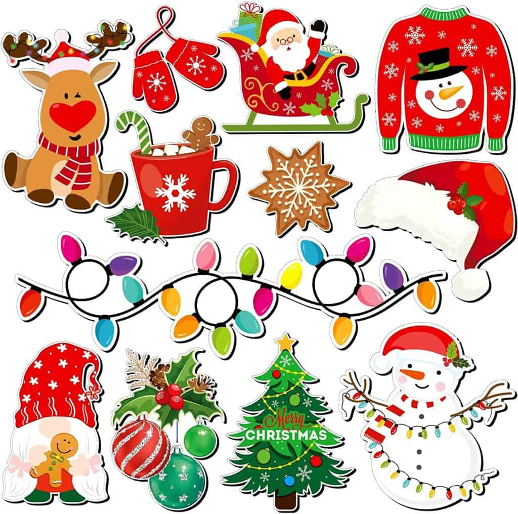 Christmas magnet stickers 
