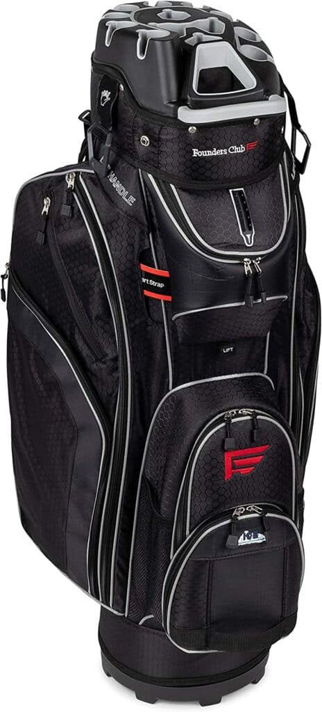 Founders Club Premium 14 Slot Golf Bags, golf bags with full length dividers 