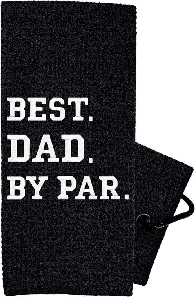 Best Dad By Par Golf Towel