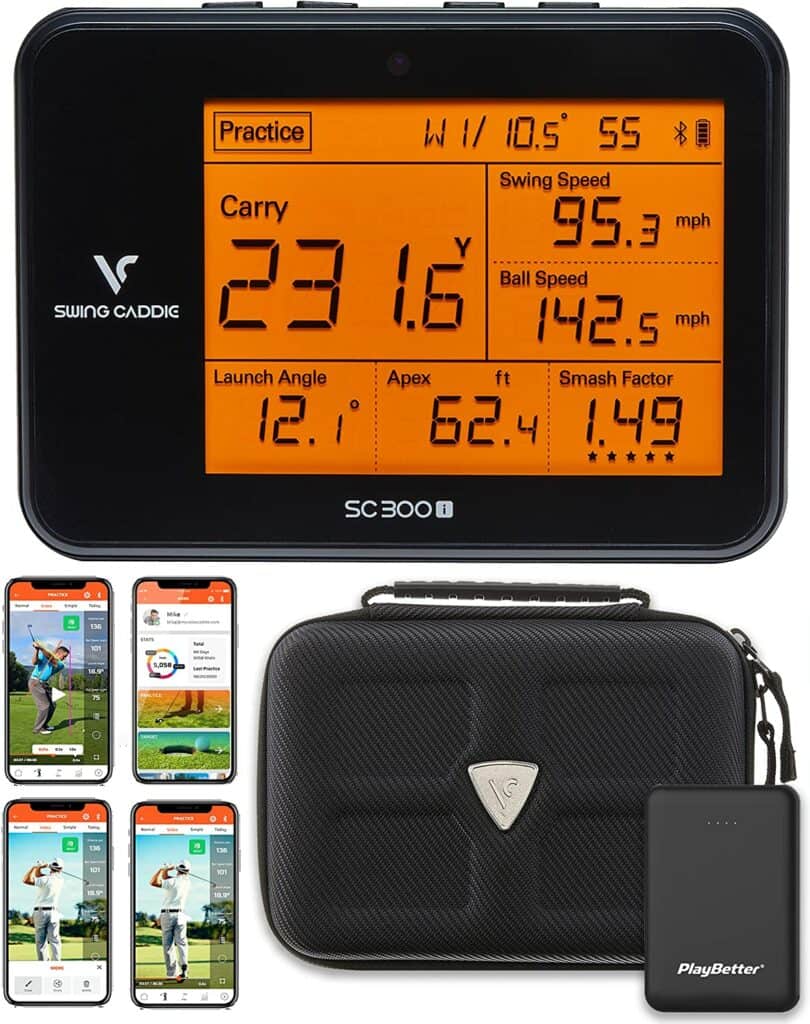 Swing Caddie SC300i - Portable Golf Launch Monitor 