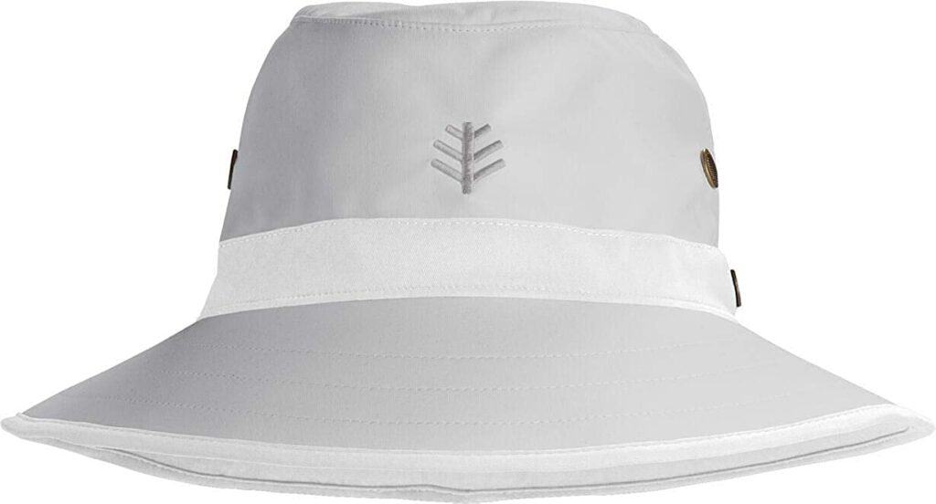 Coolibar UPF 50+ Matchplay Golf Hat in gray