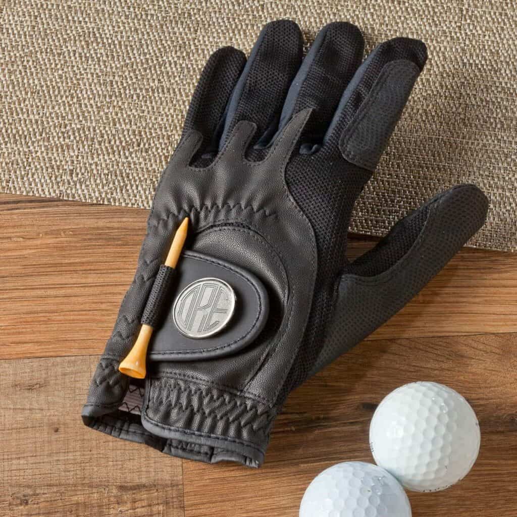 Personalized Golf Glove with Ball Marker