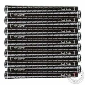 best iron grips: Golf Pride Tour Wrap 2G Jumbo Golf Grips in black color. golf grips amazon