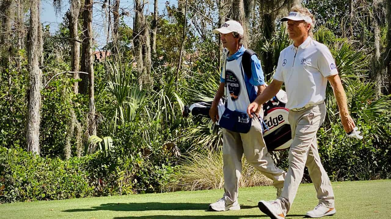 Bernhard Langer at The Chubb Classic Tiburon Golf Club in Naples FL 2023