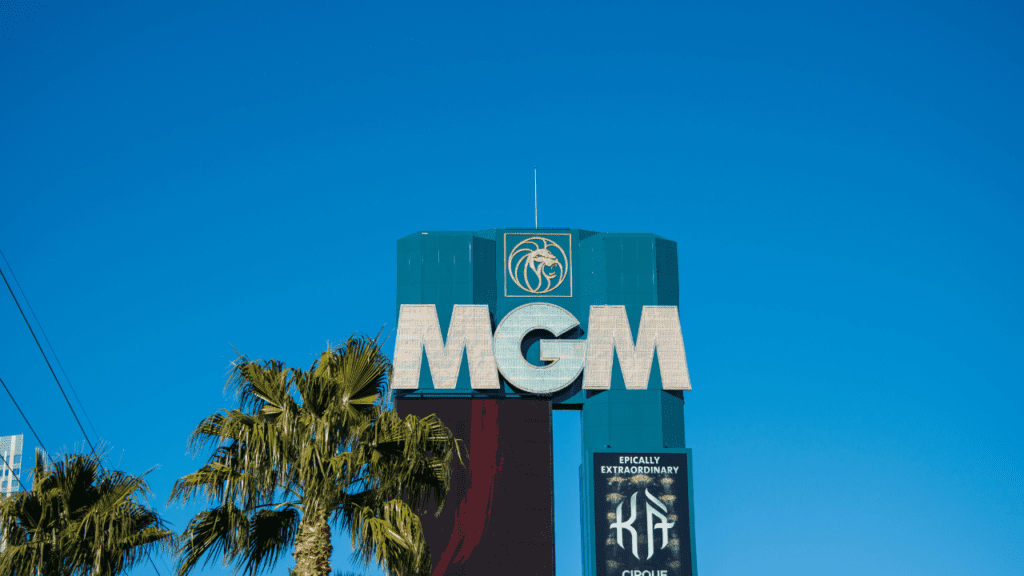 MGM Grand sign entrance